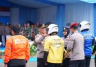 Polri Perkuat Kemitraan dengan Ojek Online: Polda Lampung Gelar Bakti Sosial dan kesehatan pada Apel Ojol Kamtibmas Nasional 2025