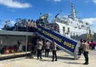 Polri Kirim Kapal Wisanggeni Bawa Ratusan Personel dan Logistik ke Aceh Tamiang