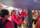 Ketum Bhayangkari Beri Bantuan di Pengungsian Aceh Tamiang, Hibur dan Kuatkan Korban