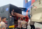 Polri Kembali Saluran 2,1 Ton Bantuan Logistik Ke Aceh Tengah