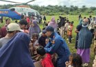 Pilot dan Kru Helikopter Salurkan Amanah Al-Qur’an untuk Anak-Anak Terdampak Banjir di Aceh Tamiang