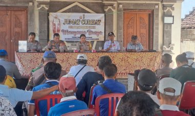 Kapolres Jembrana Gelar Jumat Curhat di Gilimanuk, Polri Tegaskan Komitmen Jaga Keamanan Jelang Nataru