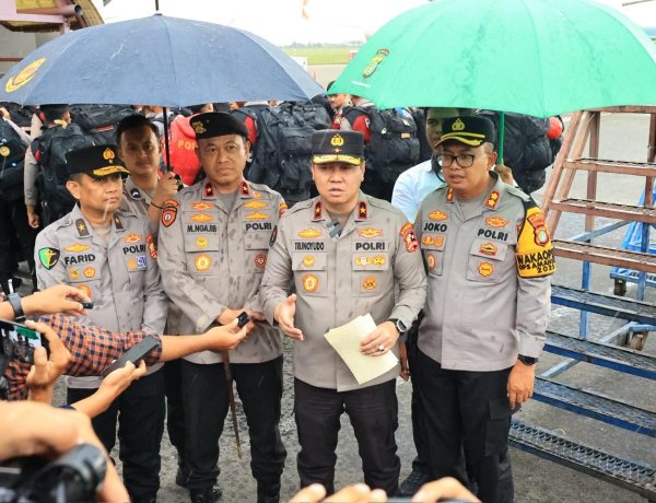 Mabes Polri Berangkatkan 219 Personel dan Bantuan Logistik untuk Mitigasi Bencana Alam di Sumatera Utara