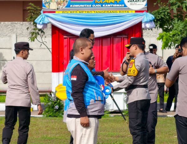 Kapolda Metro Jaya Apresiasi Polres Metro Tangerang Kota Libatkan Ojol dalam Menjaga Kamtibmas