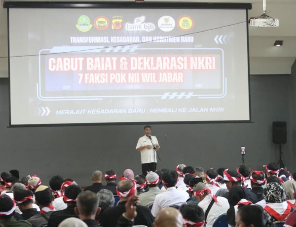 Tujuh Faksi NII Jawa Barat Serentak Lakukan Cabut Baiat dan Deklarasi Setia kepada NKRI