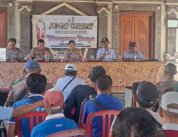 Kapolres Jembrana Gelar Jumat Curhat di Gilimanuk, Polri Tegaskan Komitmen Jaga Keamanan Jelang Nataru