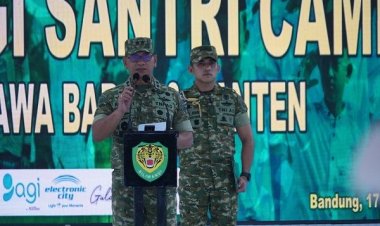 Gagas Santri Camp Bela Negara, Pangdam Kosasih: Santri Harus Lebih Hebat dari Saya