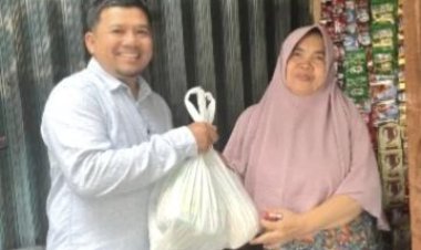 Isi Ramadan dengan Kebaikan, BRI BO Panglima Polim Tebar Paket Bahan Pokok di Hari Jum’at