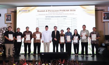 ATR/BPN Rayakan Paskah, 5 Sertipikat Diserahkan di Tangsel